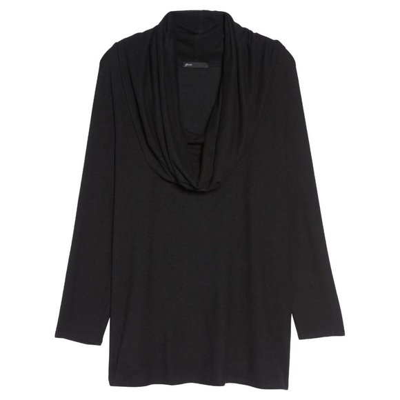 GIBSONLOOK Gibson Convertible Neckline Cozy Tunic - NWT Black - Size XS - Picture 6 of 6